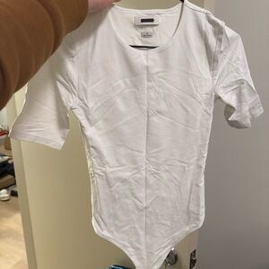 Babaton White Bodysuit